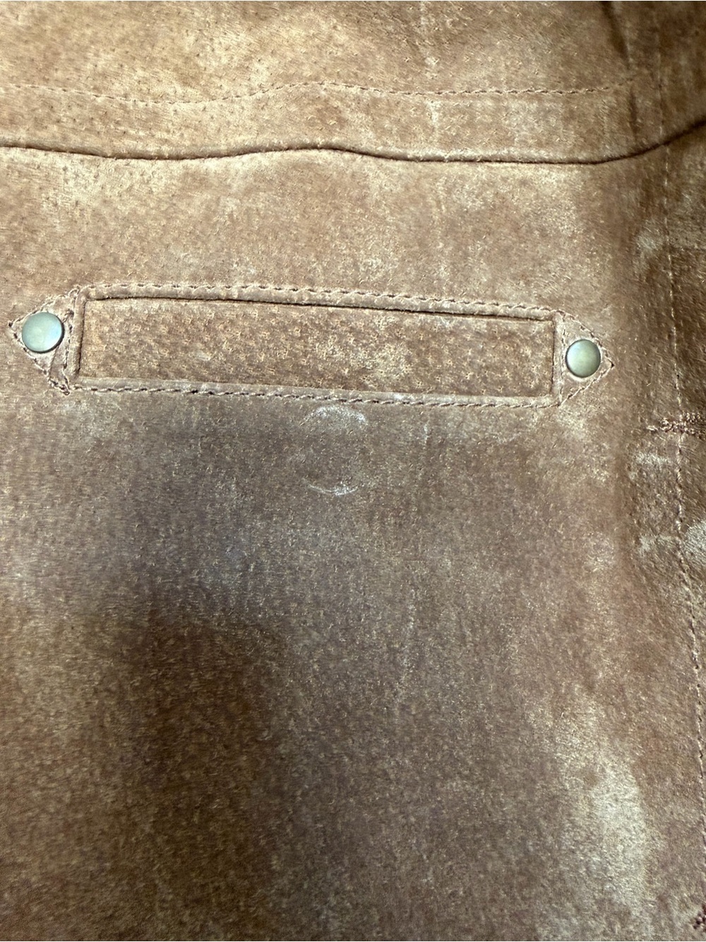 Anthropologie Pilcro Danae Fringed Suede Jacket in Brown, Size Large - Picture 6 of 12